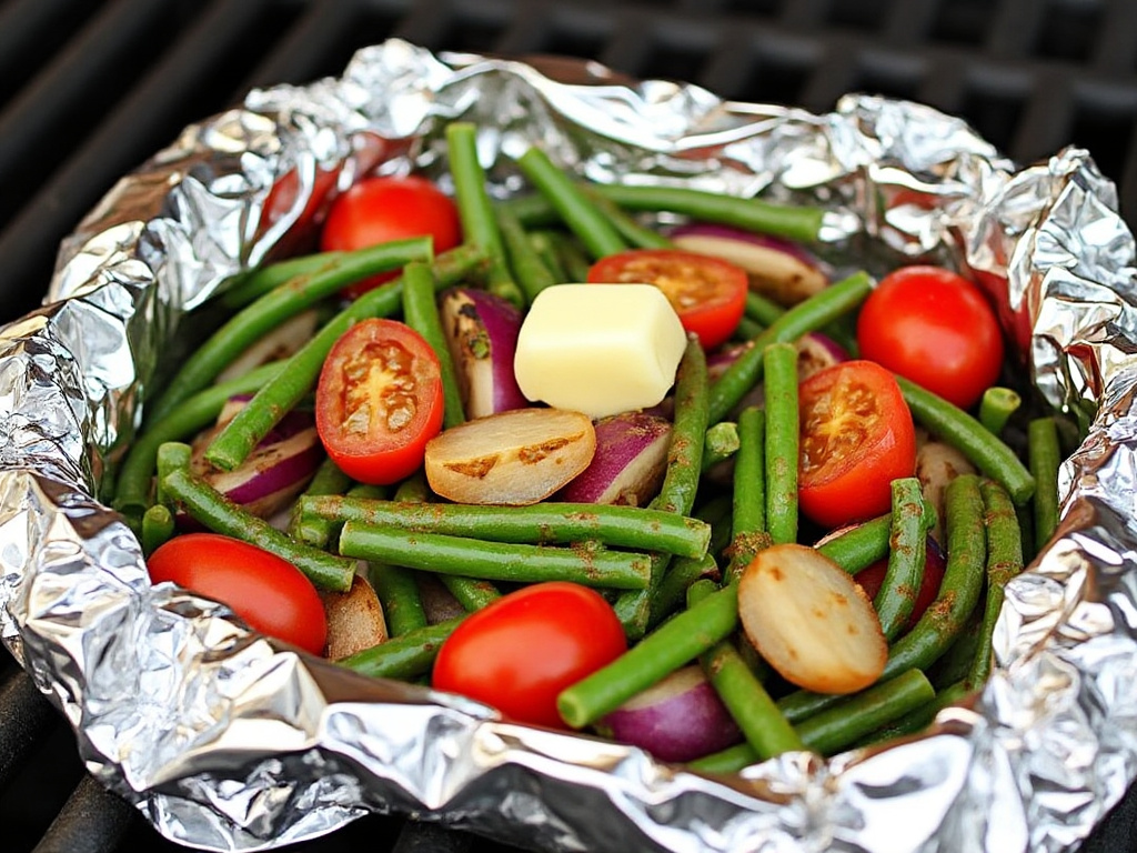 Grilled Vegetables in Foil